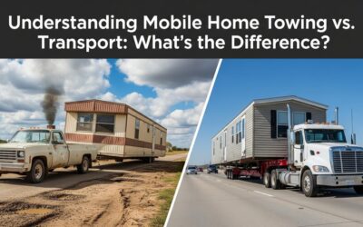 Understanding Mobile Home Towing vs. Transport: What’s the Difference?