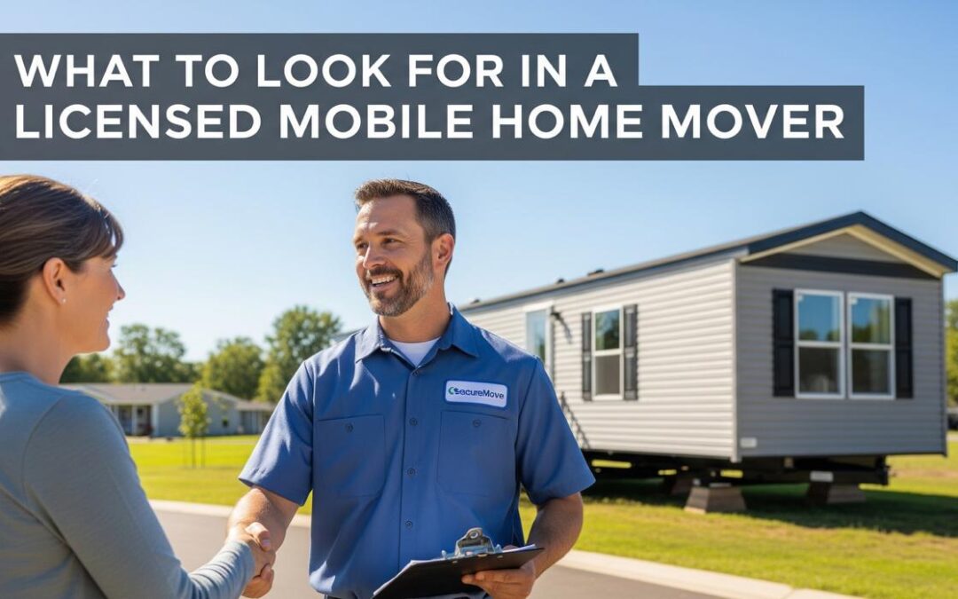 What to Look for in a Licensed Mobile Home Mover